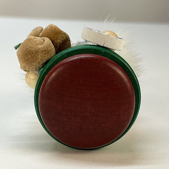 VTG Christian Ulbricht Bobblehead Teeter Man Santa Clause 5" Dwarf Ornament Rare - Picture 5 of 5